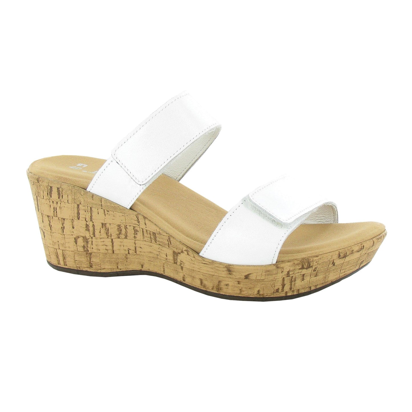Naot Caveran Wedge Sandal (87003) Womens Shoes Pearl/White