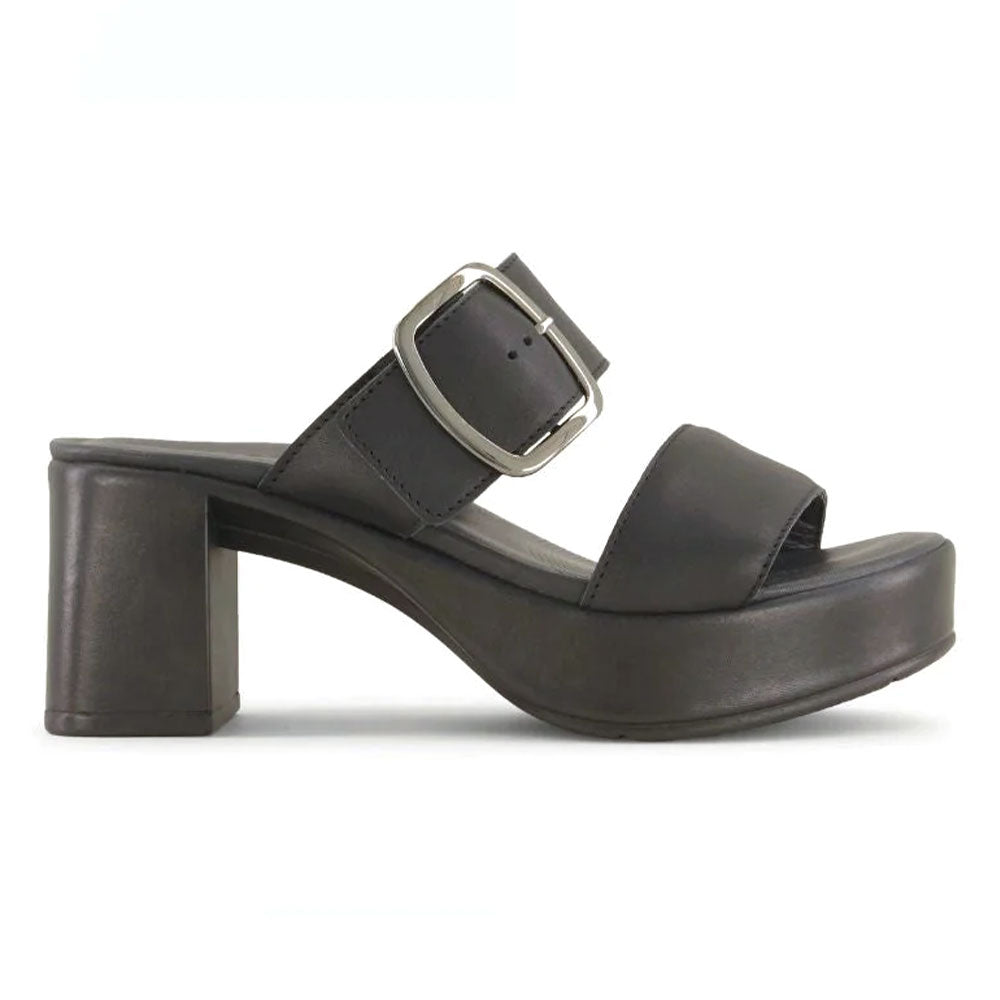 Naot Celeb Platform Sandal (123100) Womens Shoes Jet Black Leather