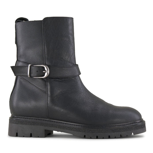 Naot Chalmers Womens Shoes BLACK LEATHER