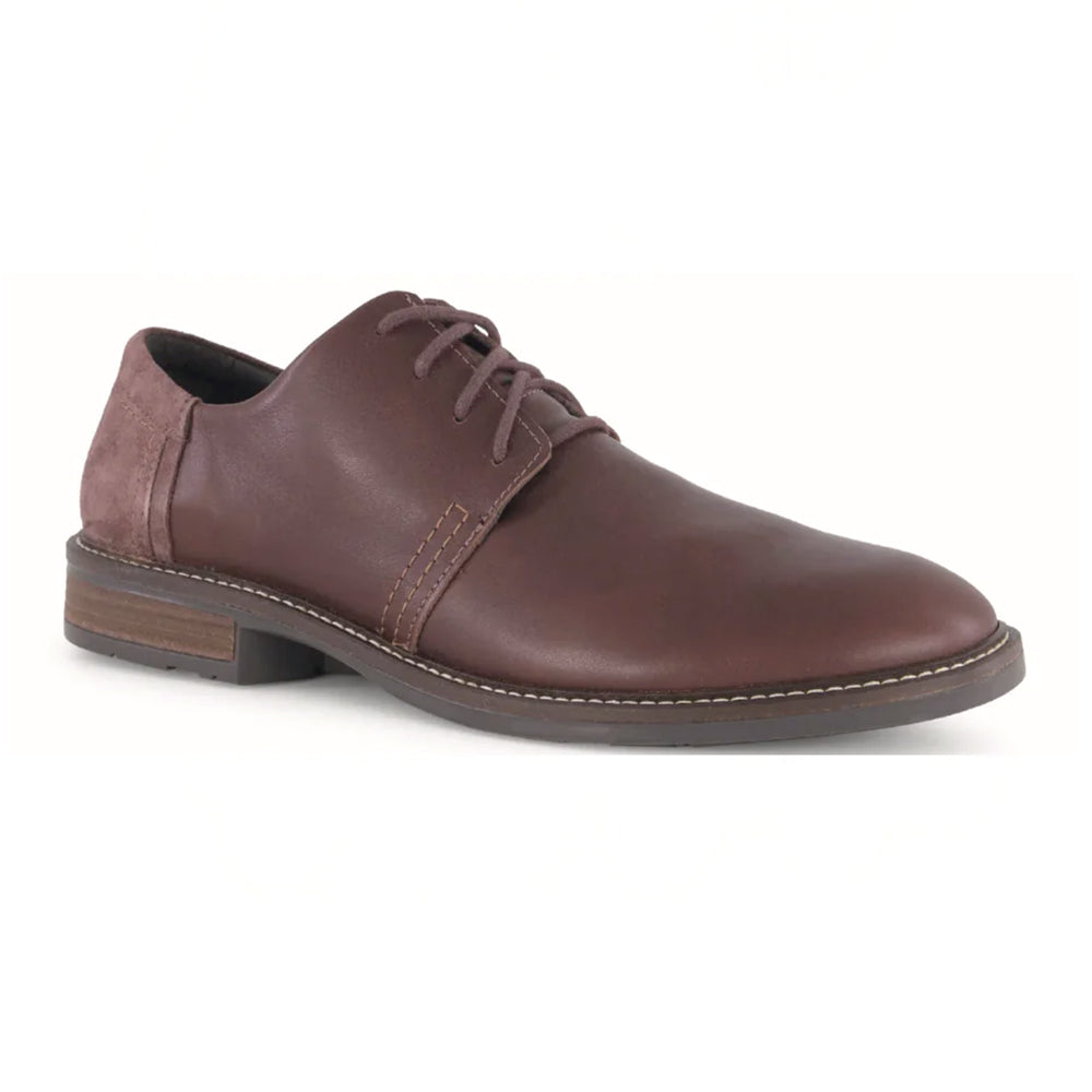 Naot Chief Oxford (80024) Mens Shoes Cordovan Leather/Cordovan Suede