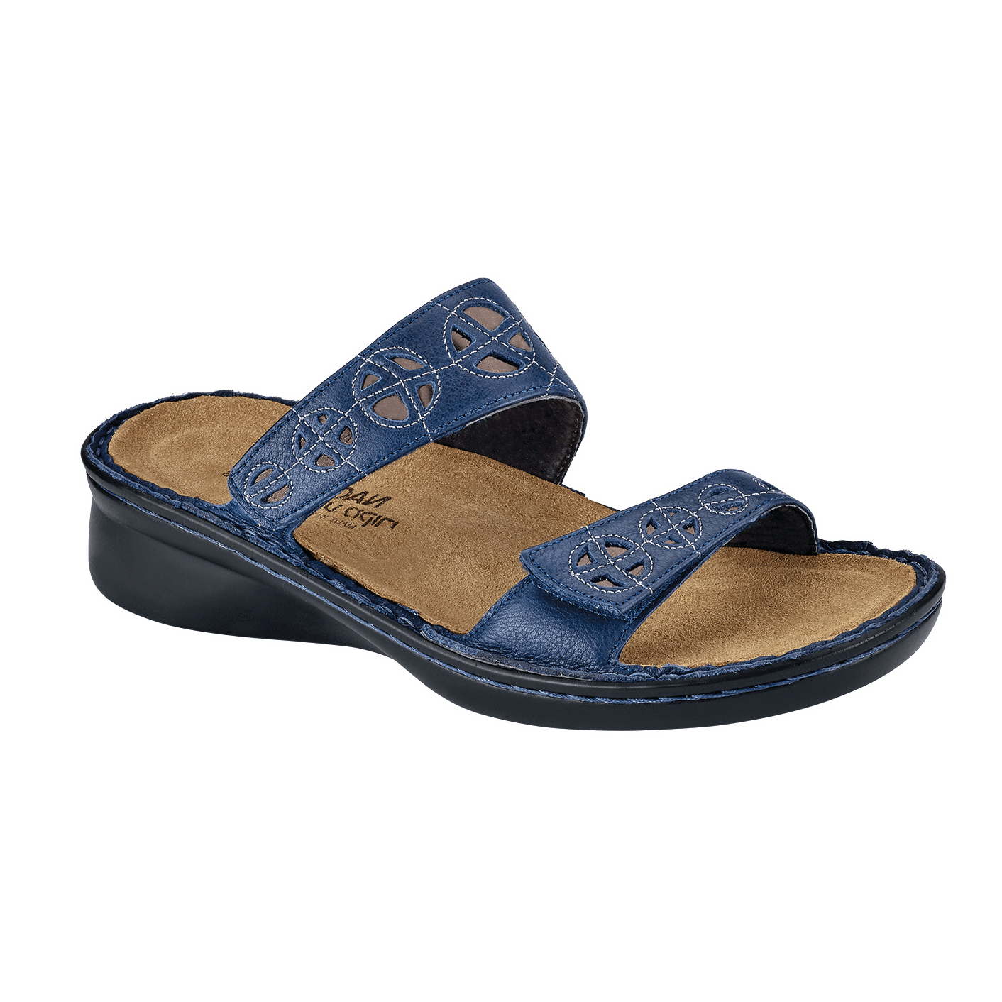 Naot Cornet Sandal (35115) Womens Shoes Soft Ink Leather/Deep Brown