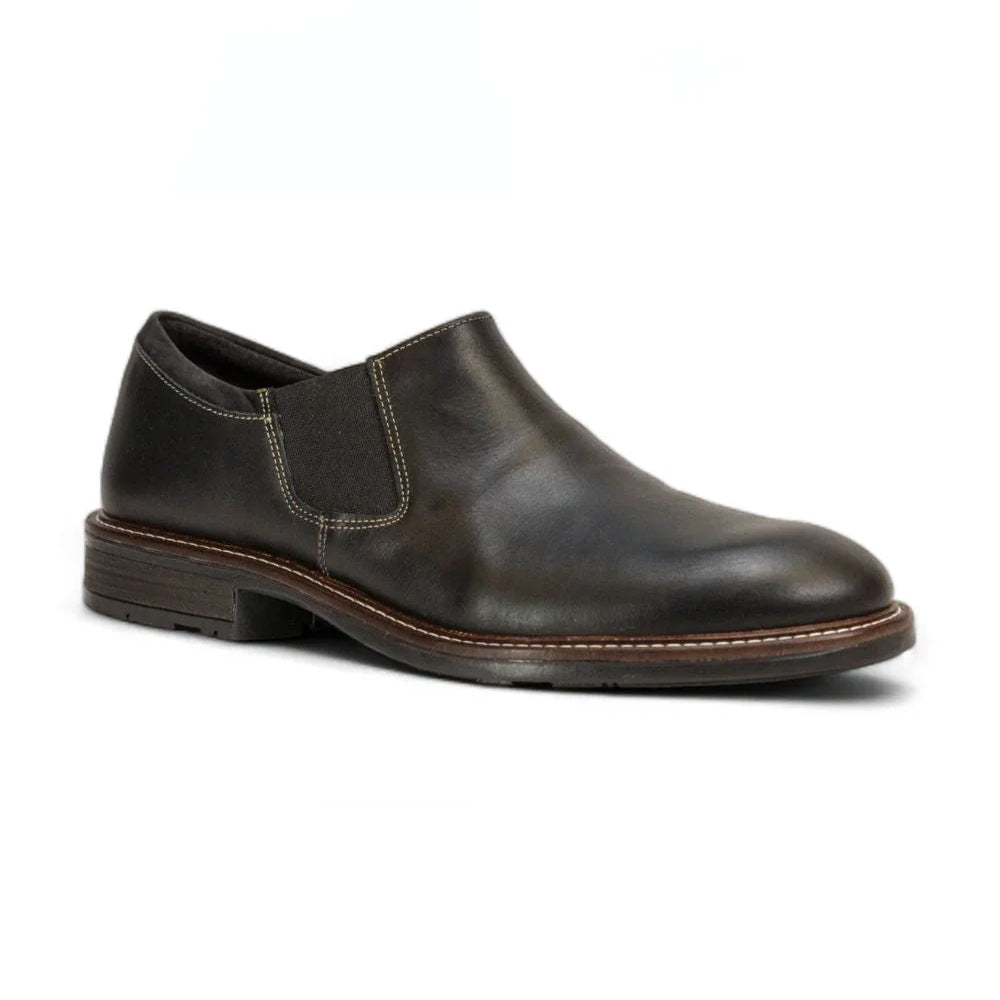 Naot Director Men's Shoe (80023) Mens Shoes Black Velvet Nubuck/Black Raven Leather