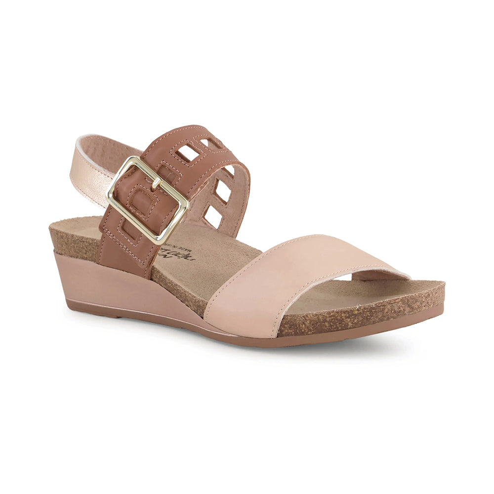 PALE BLUSH LTHR/CARAMEL LTHR/SOFT ROSE GOLD LTHR