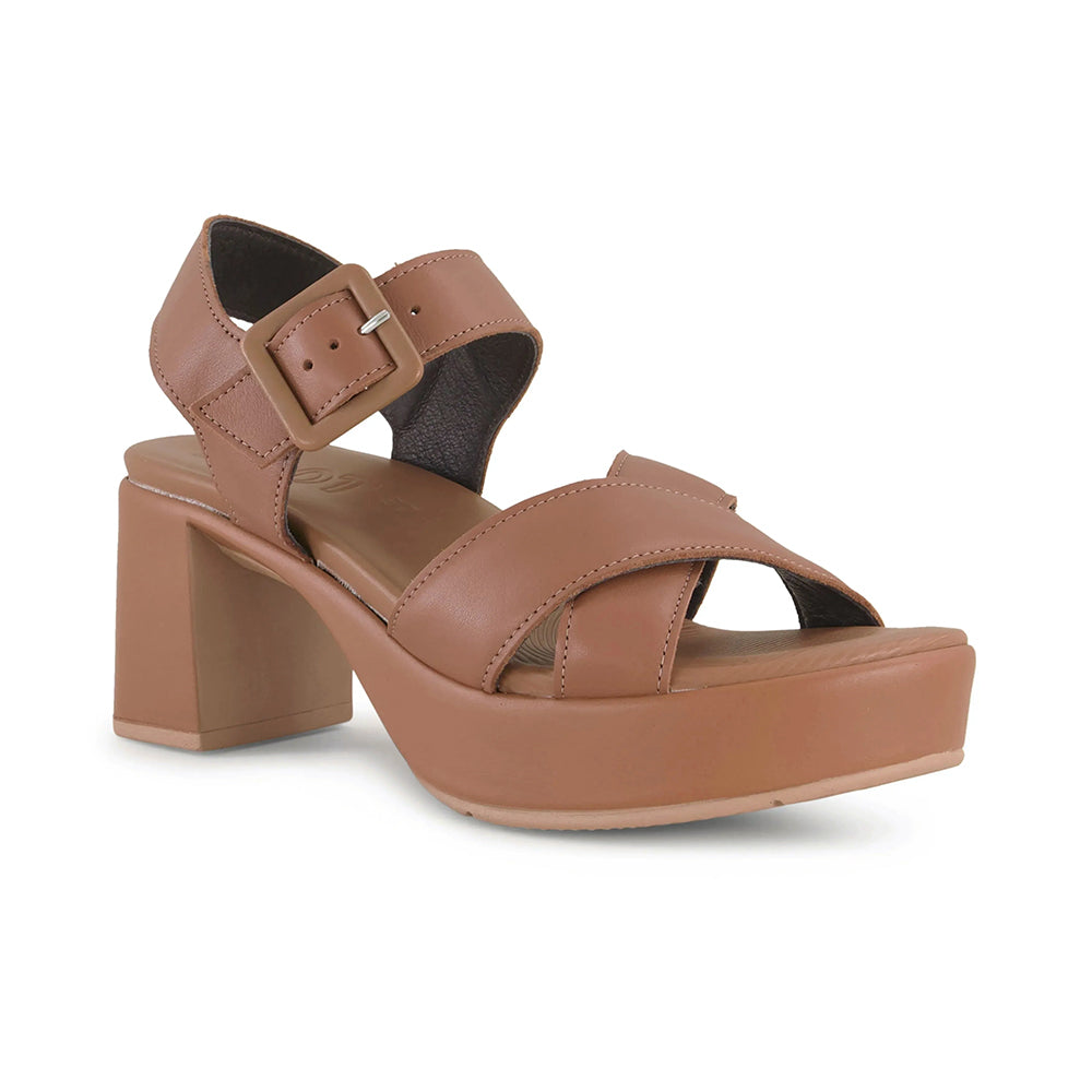 Naot Elite Platform Sandal (123102) Womens Shoes CARAMEL LTHR
