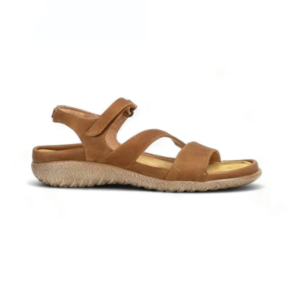 Naot Etera Sandal (11111) Womens Shoes Latte Brown Leather