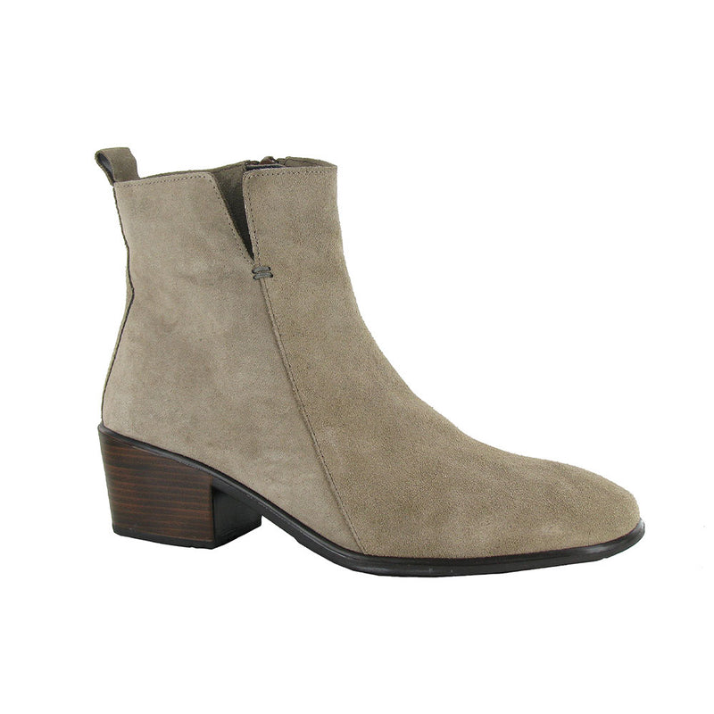 Naot Ethic Heeled Bootie (17498) Womens Shoes EE1 Almond Suede