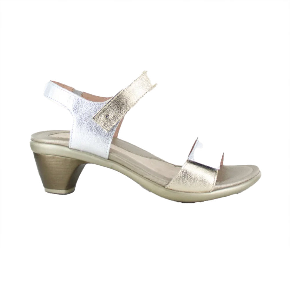 Naot Extant Avant Garde Sandal (40043) Womens Shoes Silver/Radiant Gold