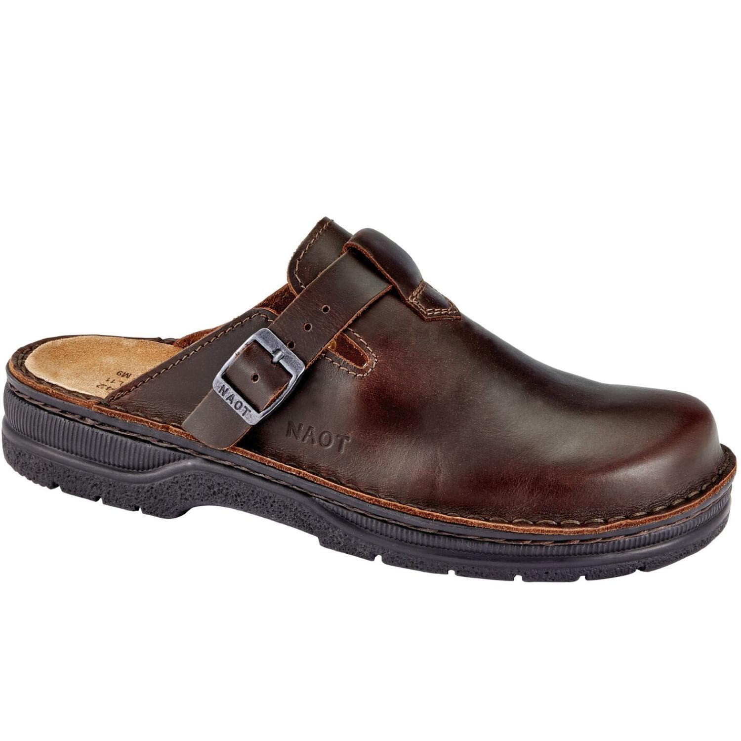 Naot Fiord Men's Leather Slip Resist Cork Footbed Clog | Simons Shoes