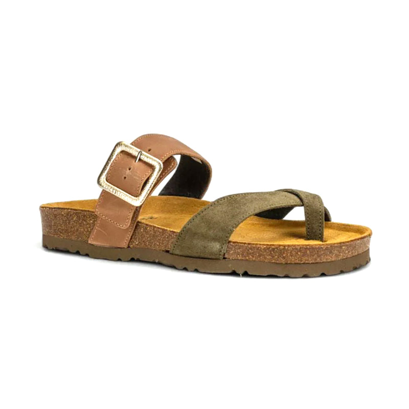 Naot Fresno Sandal (8250) Womens Shoes Latte/Oily Olive