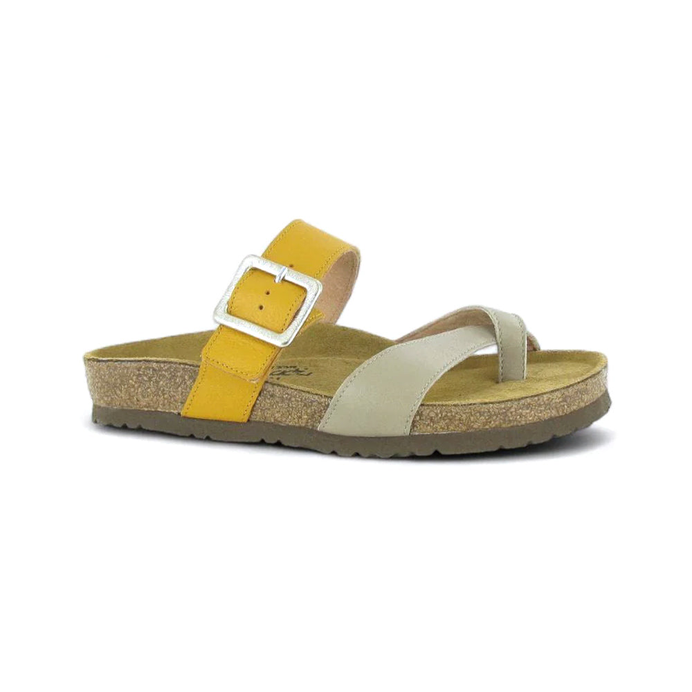 Naot Fresno Sandal (8250) Womens Shoes Beige/Marigold