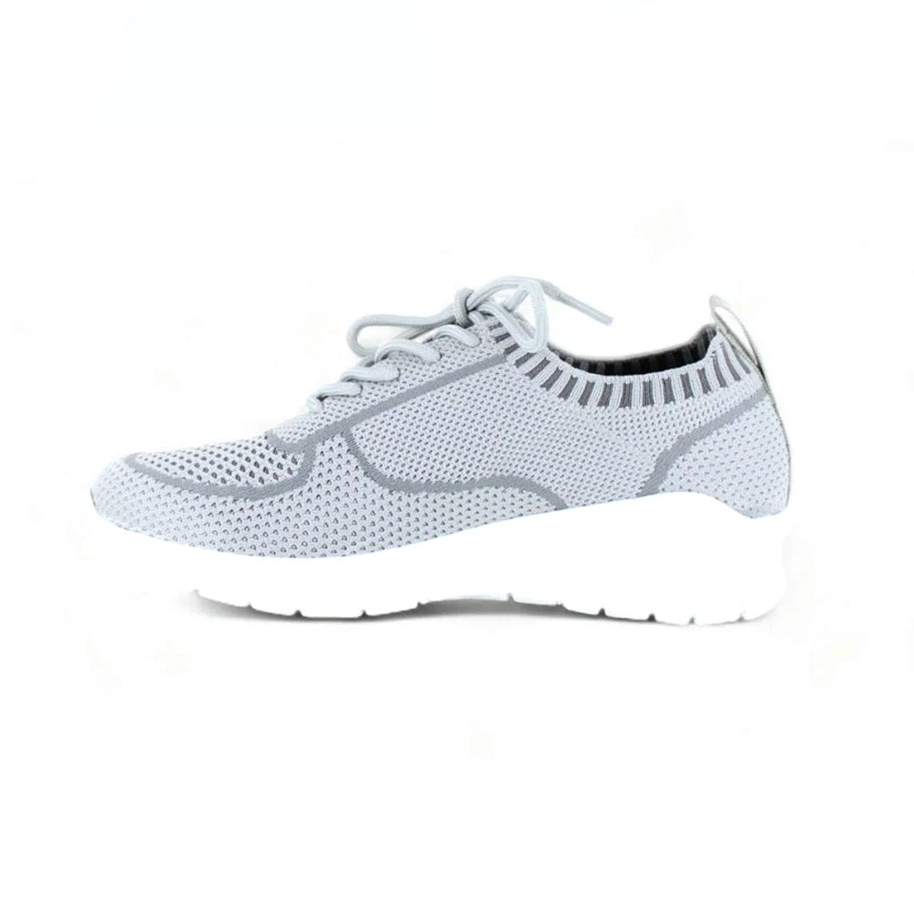 Naot Galaxy Women's Knit Sneaker (18027) Womens Shoes Light Grey Knit