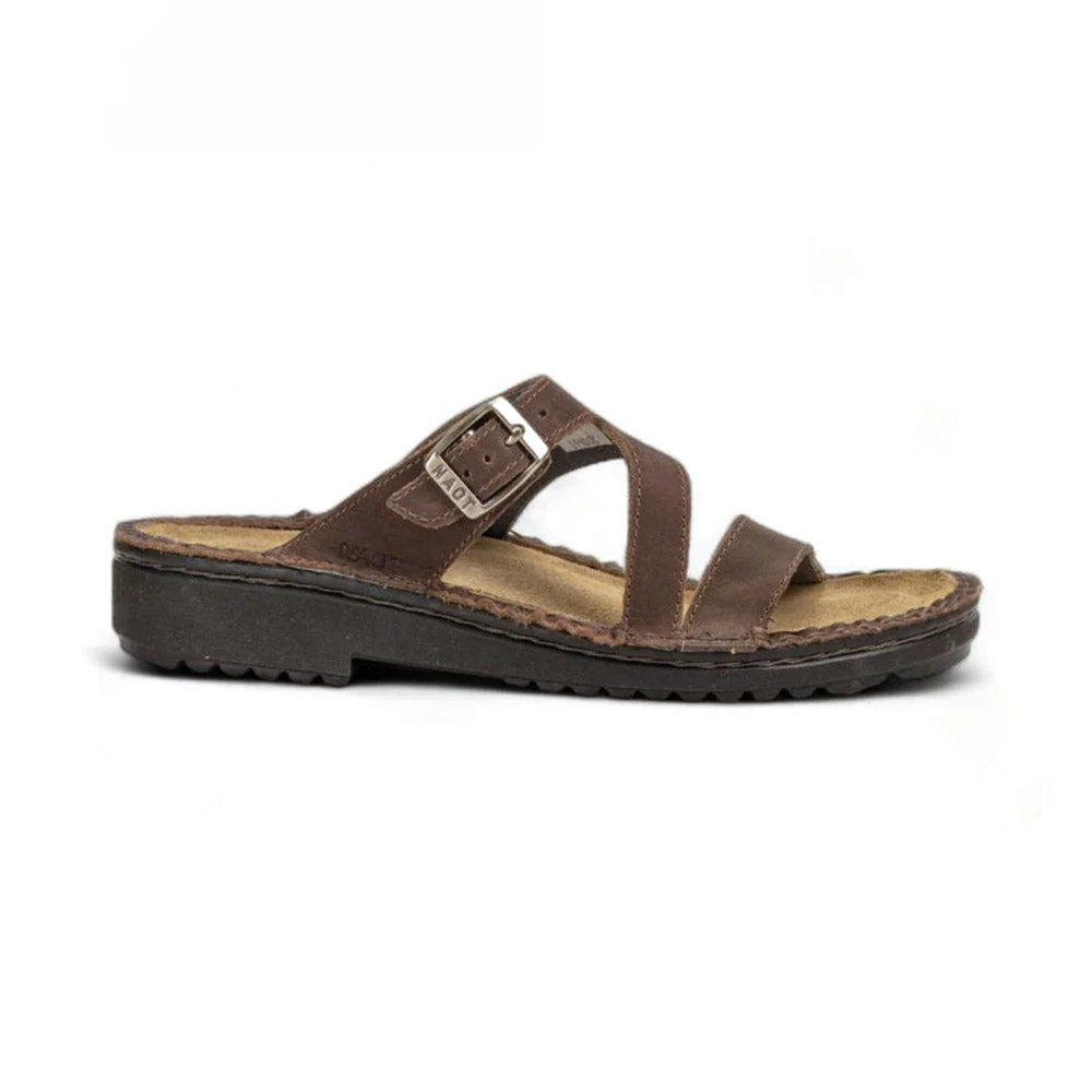 Naot Geneva Sandal (66700) Womens Shoes Brown Haze Leather