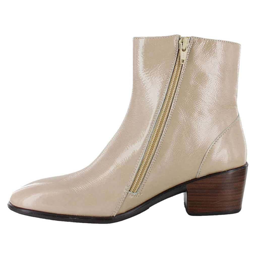 Naot Goodie Bootie (17497) Womens Shoes CAMEL CRINKLE PATENT