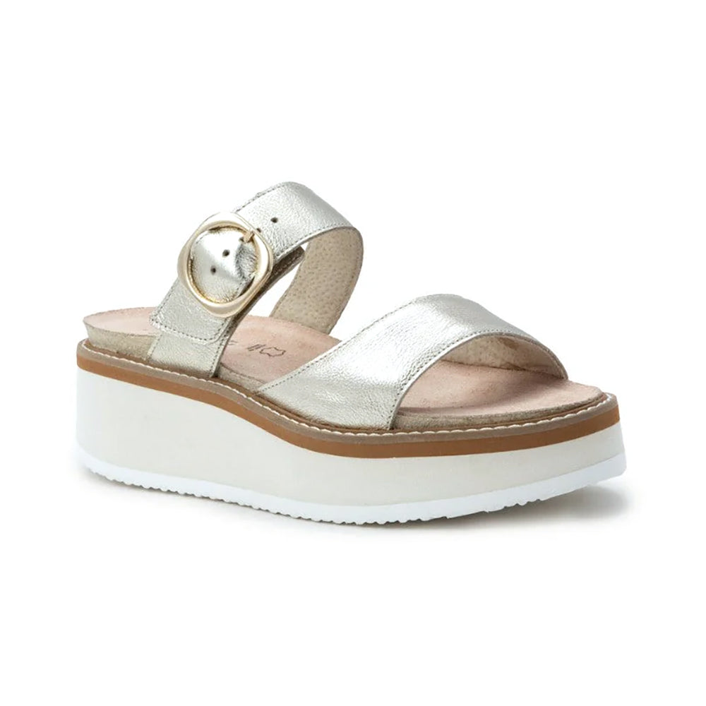 Naot Halvah (124204) Womens Shoes Radiant Gold Leather
