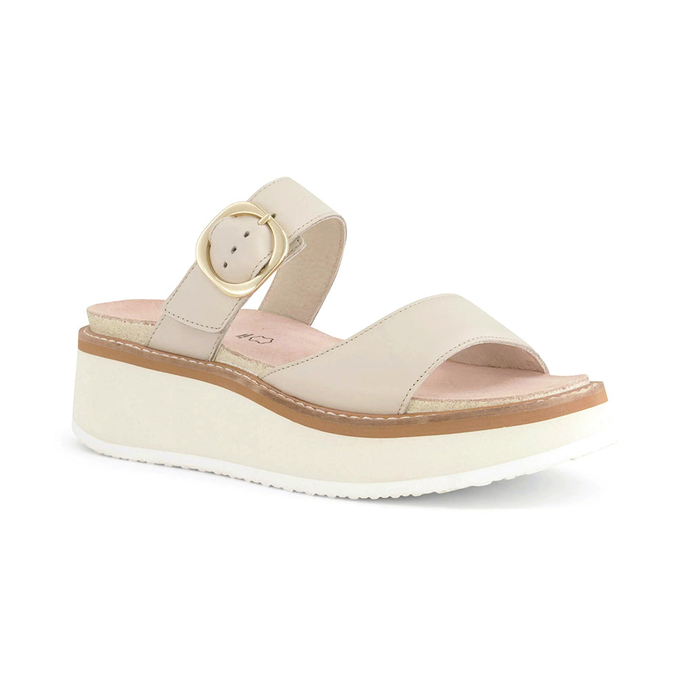 Naot Halvah (124204) Womens Shoes Soft Ivory Leather