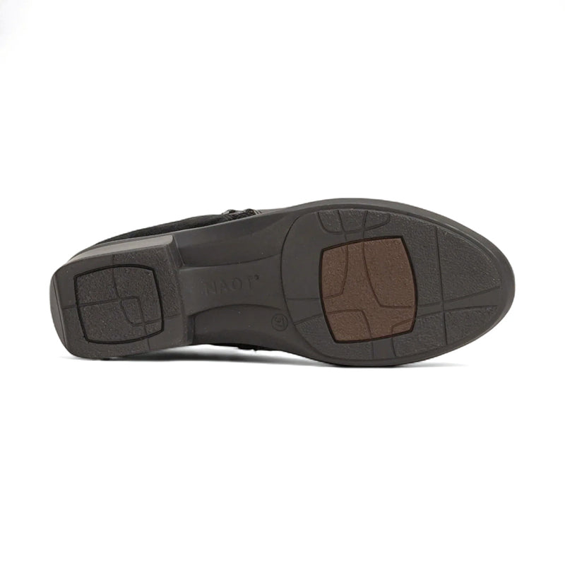 Naot Helm Bootie (26030) - Black Croc Leather Womens Shoes