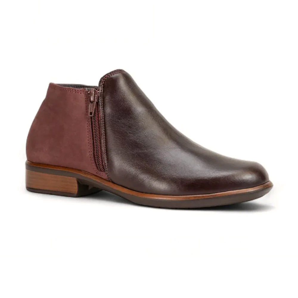 Bordeaux Leather/Violet Nubuck