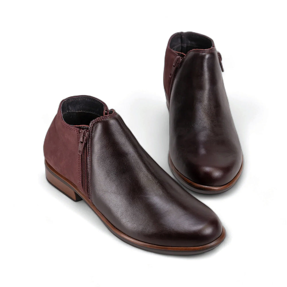 Naot Women's Helm Leather Anatomic Cork Footbed Bootie | Simons Shoes