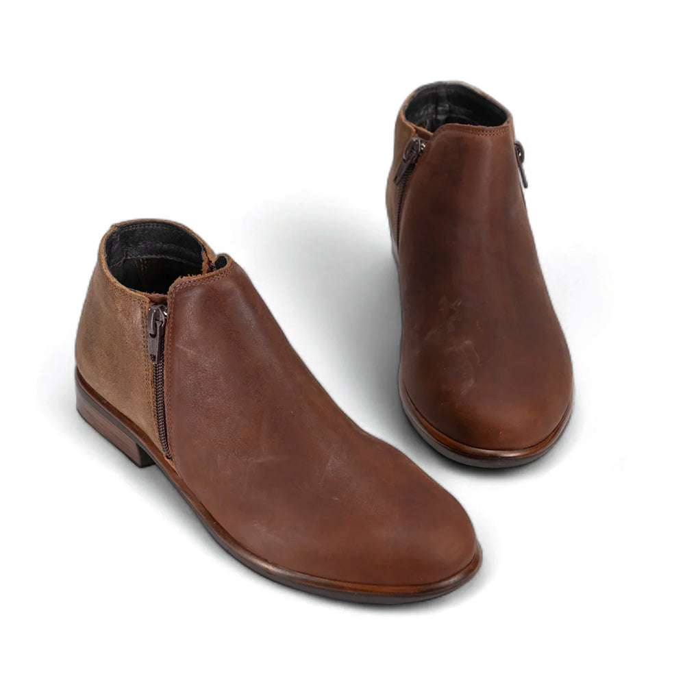 Naot Women's Helm Leather Anatomic Cork Footbed Bootie | Simons Shoes