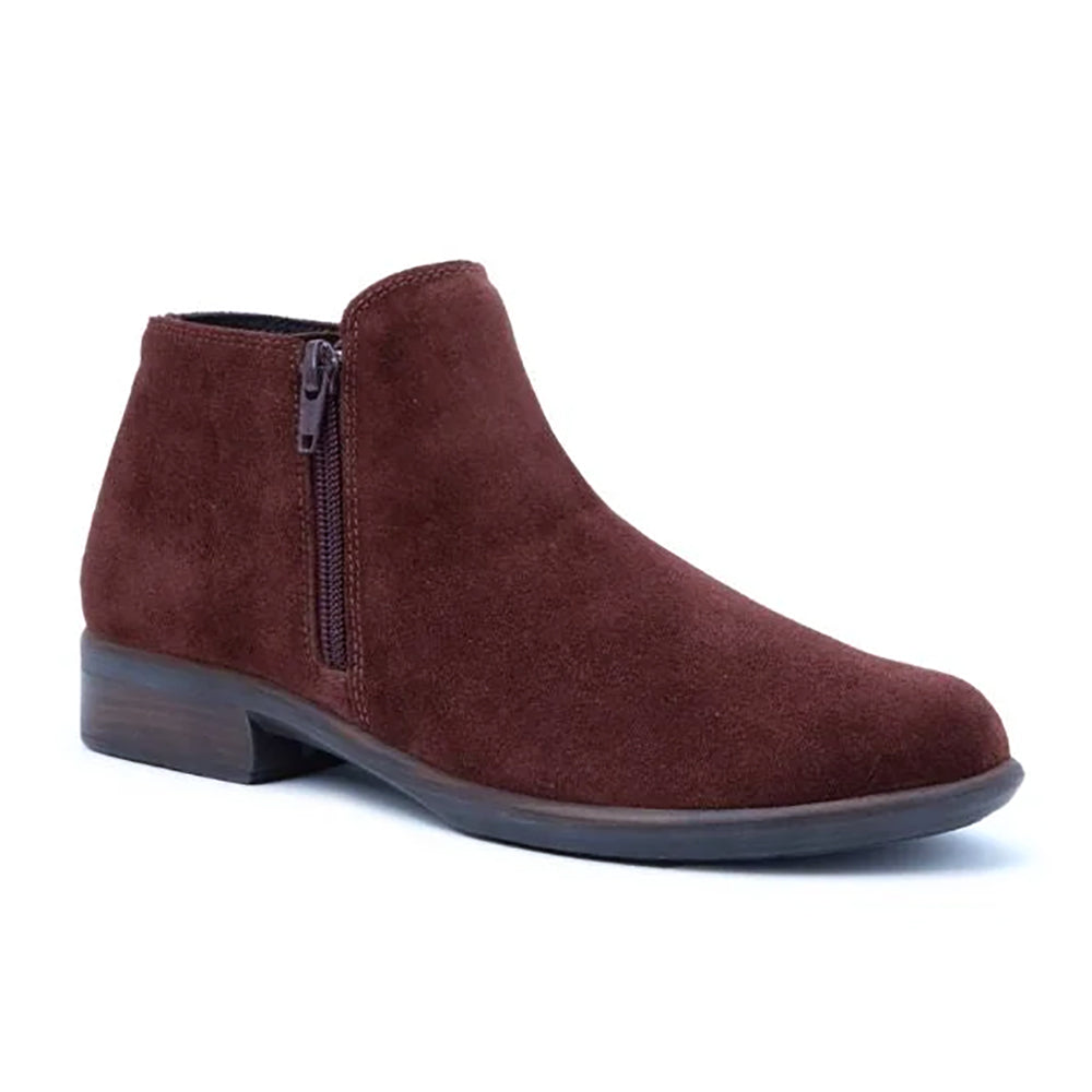 Naot Helm Bootie (26030) Womens Shoes CABERNET SUEDE