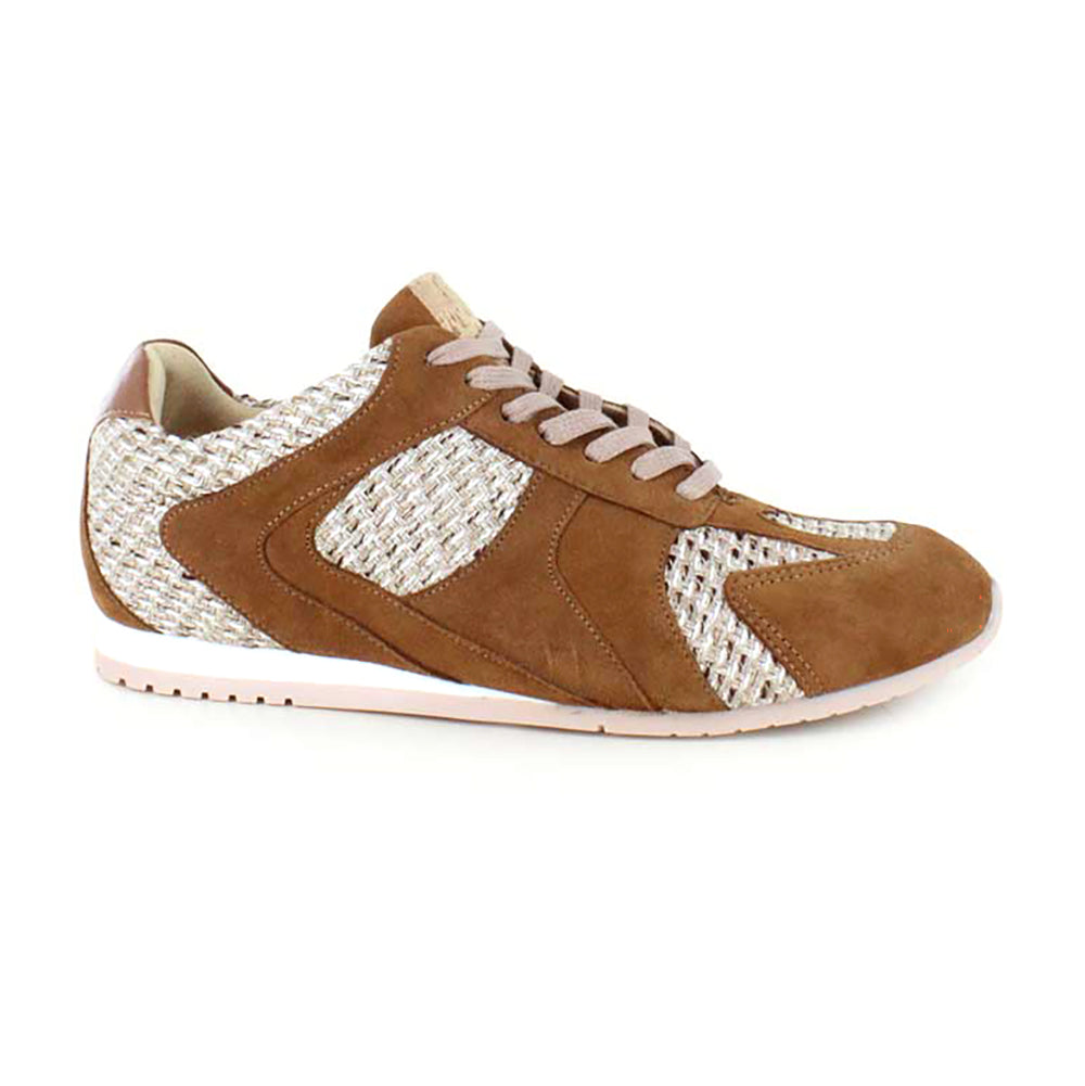 Naot Horizon Womens Shoes BROWN W/ RAFFIA