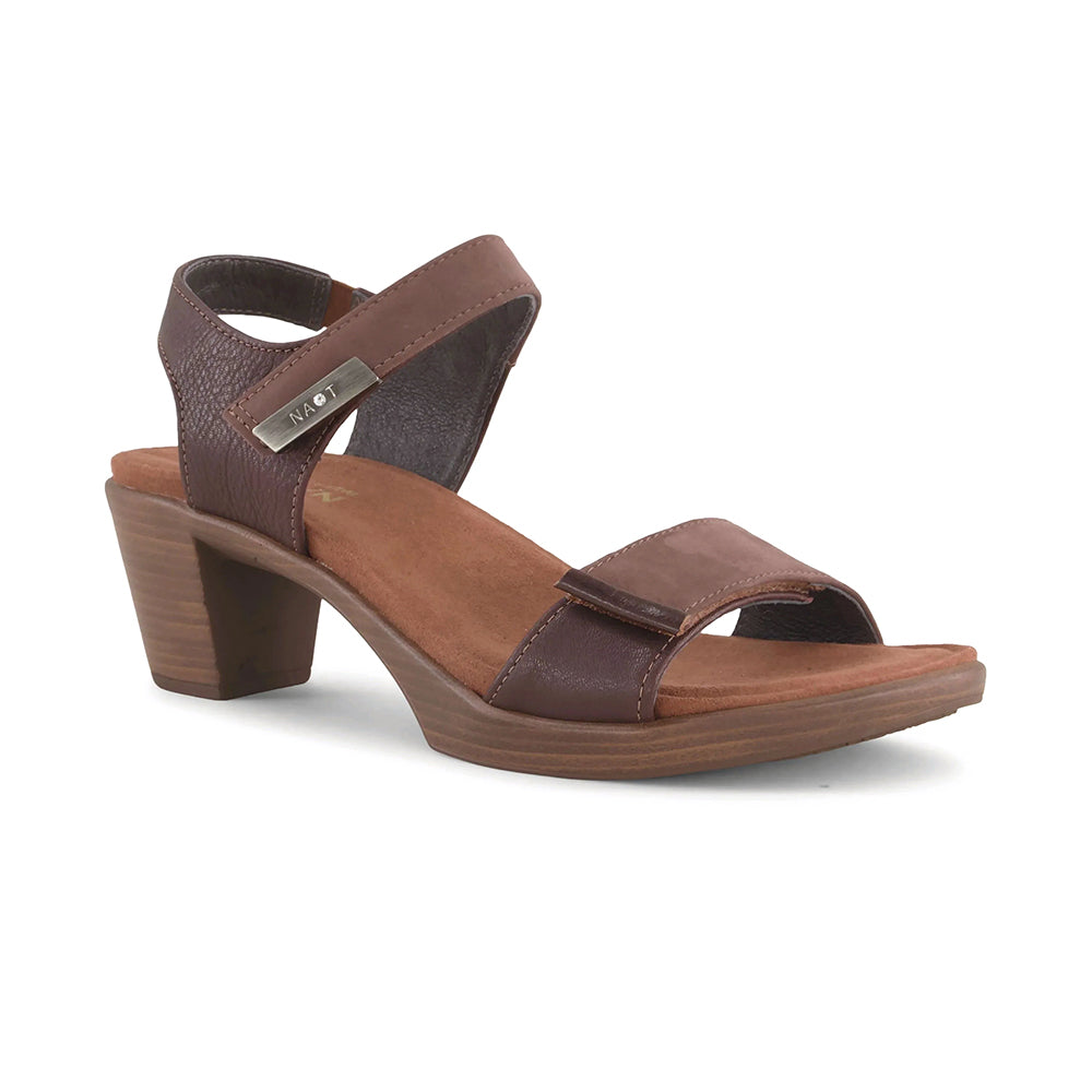 Naot Intact Sandal (44107) Womens Shoes COFFEE BEAN NUBUCK/SOFT BROWN LTHR/WALNUT LTHR