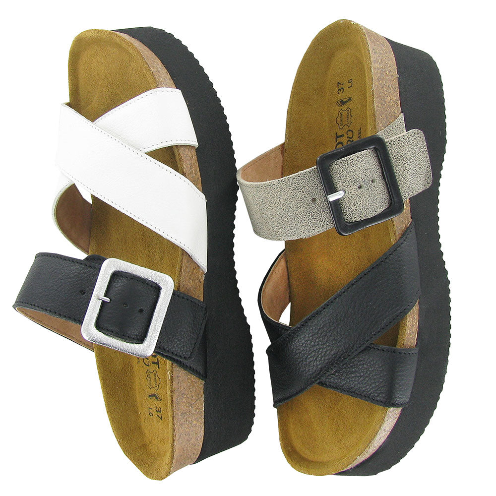 Naot Juliette Wedge Sandal (8801) Womens Shoes 