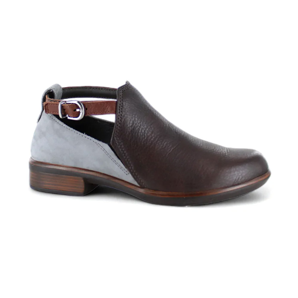 Naot Kamsin (26042) Womens Shoes Soft Brown Leather/Smoke Gray Nubuck/Soft Maple Leather