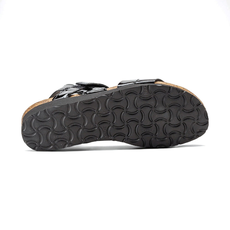 Naot Kayla Sandal Black Patent (7806-501) Womens Shoes