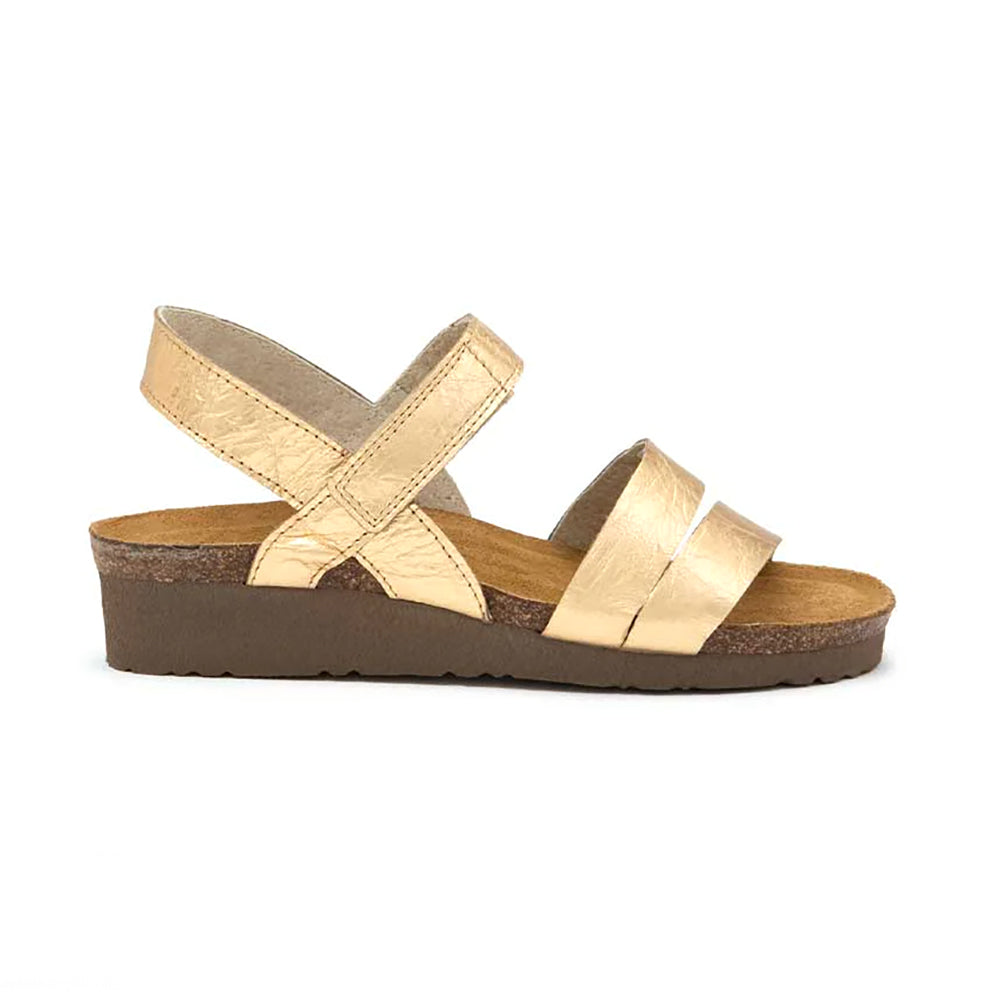 Naot Kayla Dark Brass Leather Sandal (7806-FAL) Womens Shoes