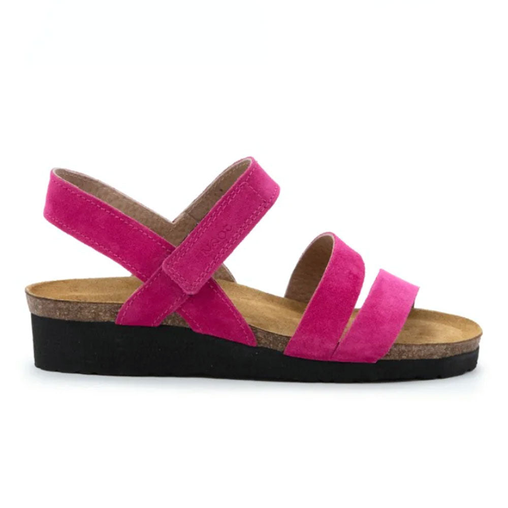 Naot Kayla Fuchsia Suede Sandal (7806-CAQ) Womens Shoes