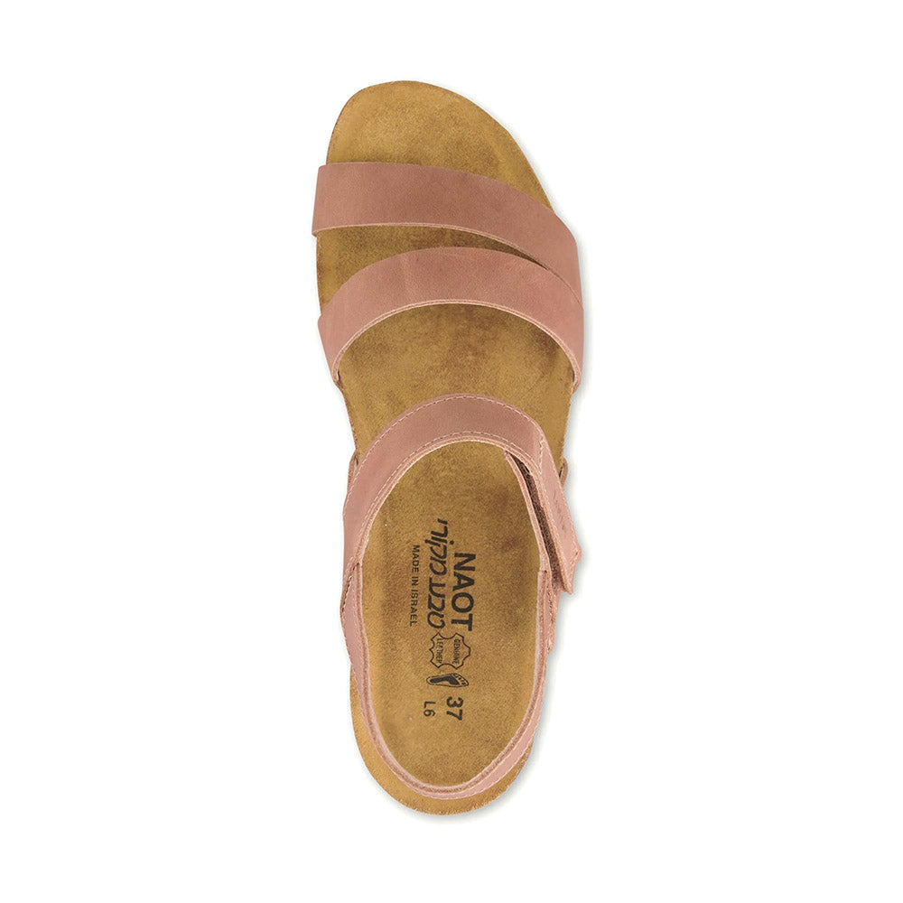 Naot Kayla Latte Brown Leather Wide (7303 - E69) Womens Shoes