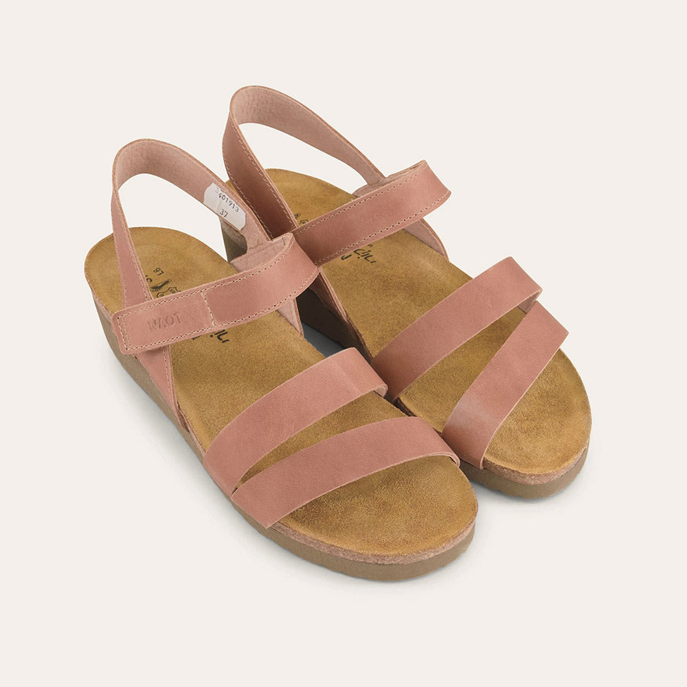 Naot Kayla Latte Brown Leather Wide (7303 - E69) Womens Shoes