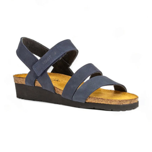 Naot Kayla Sandal Navy Velvet (7806-D74) Womens Shoes Navy