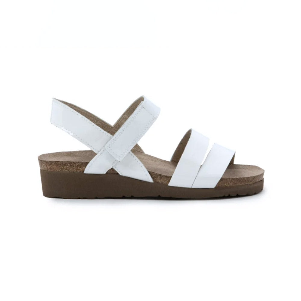 Naot Kayla Porcelan Patent Leather Sandal (7806-HBB) Womens Shoes