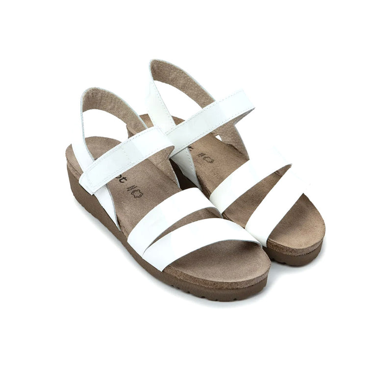Naot Kayla Porcelan Patent Leather Sandal (7806-HBB) Womens Shoes Porcelan Patent Leather