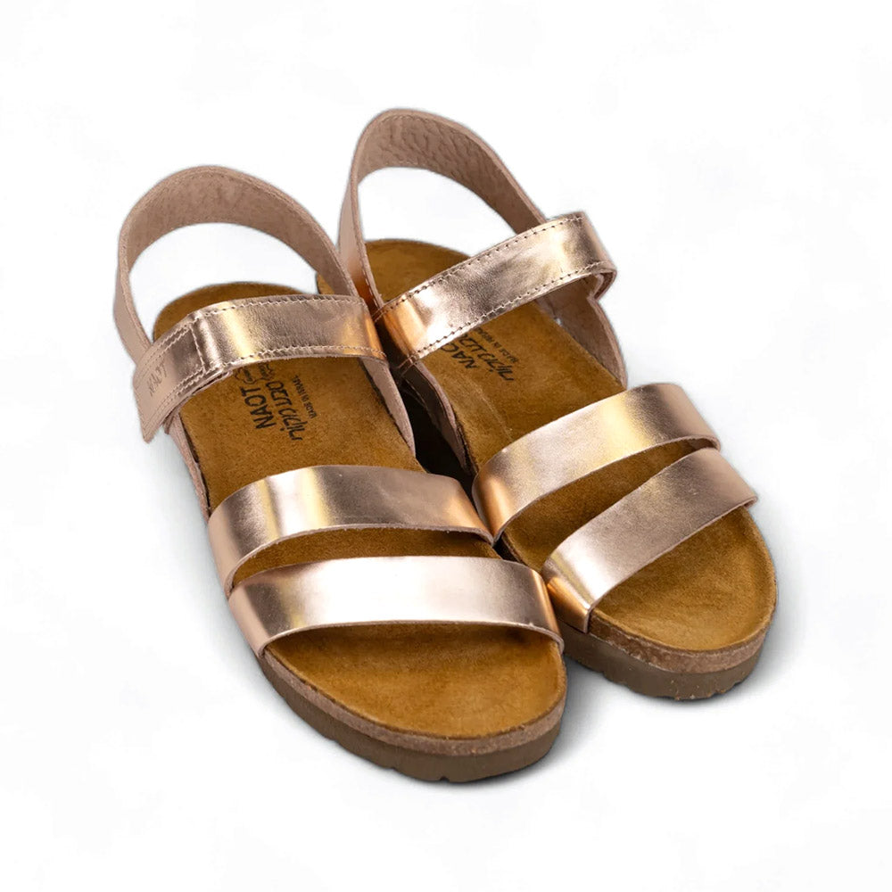 Naot Kayla Sandal Rose Gold (7806-C61) Womens Shoes Rose Gold Leather