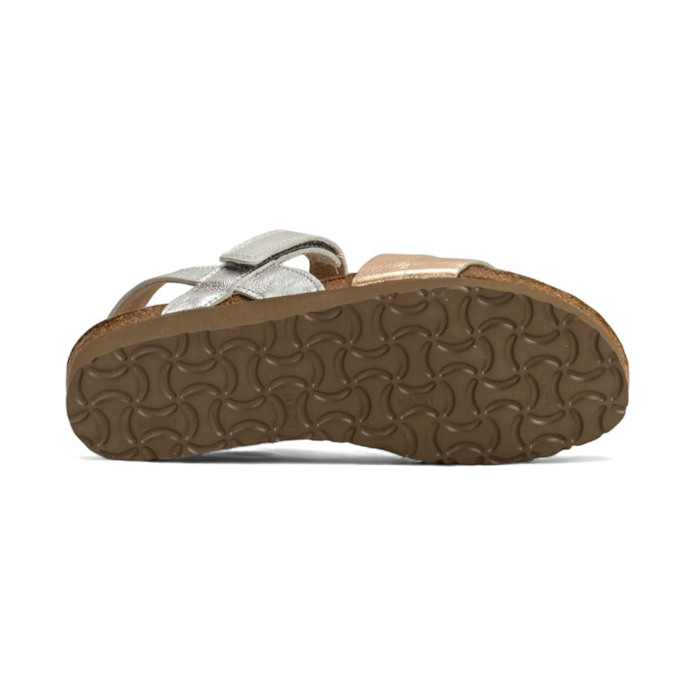 Naot Kayla Sandal Silver and Rose Gold (7806-NUX) Womens Shoes