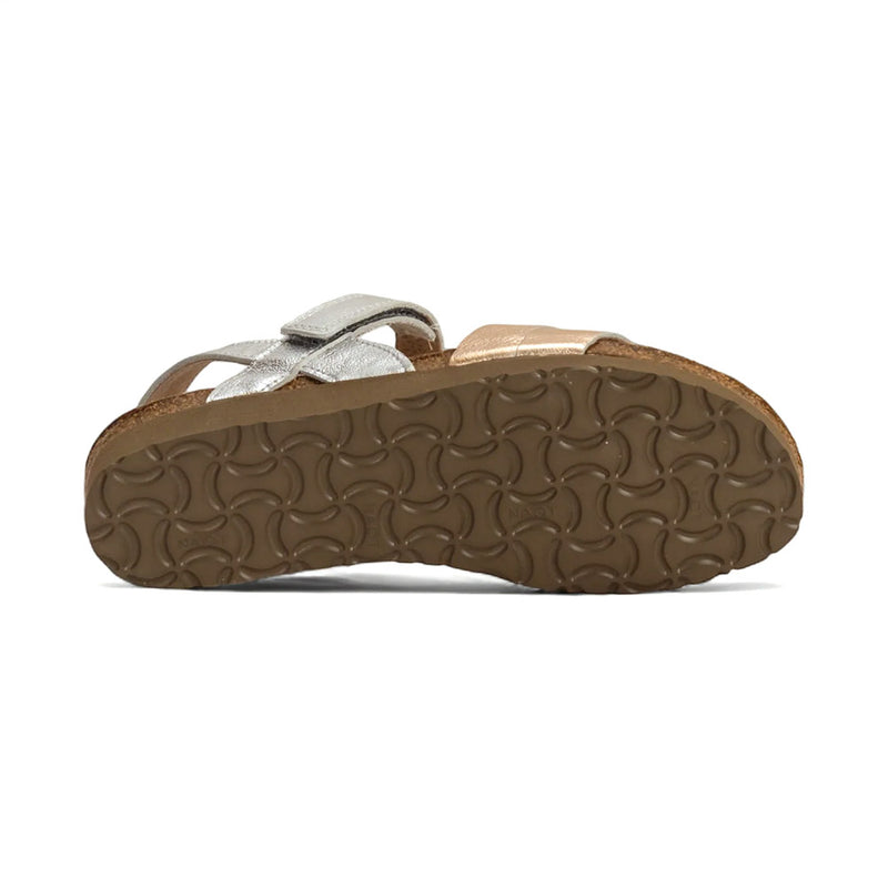 Naot Kayla Sandal Silver and Rose Gold (7806-NUX) Womens Shoes
