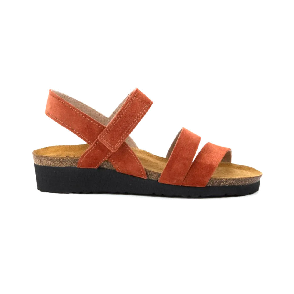 Naot Kayla Spice Suede Sandal (7806-EBF) Womens Shoes Spice Suede