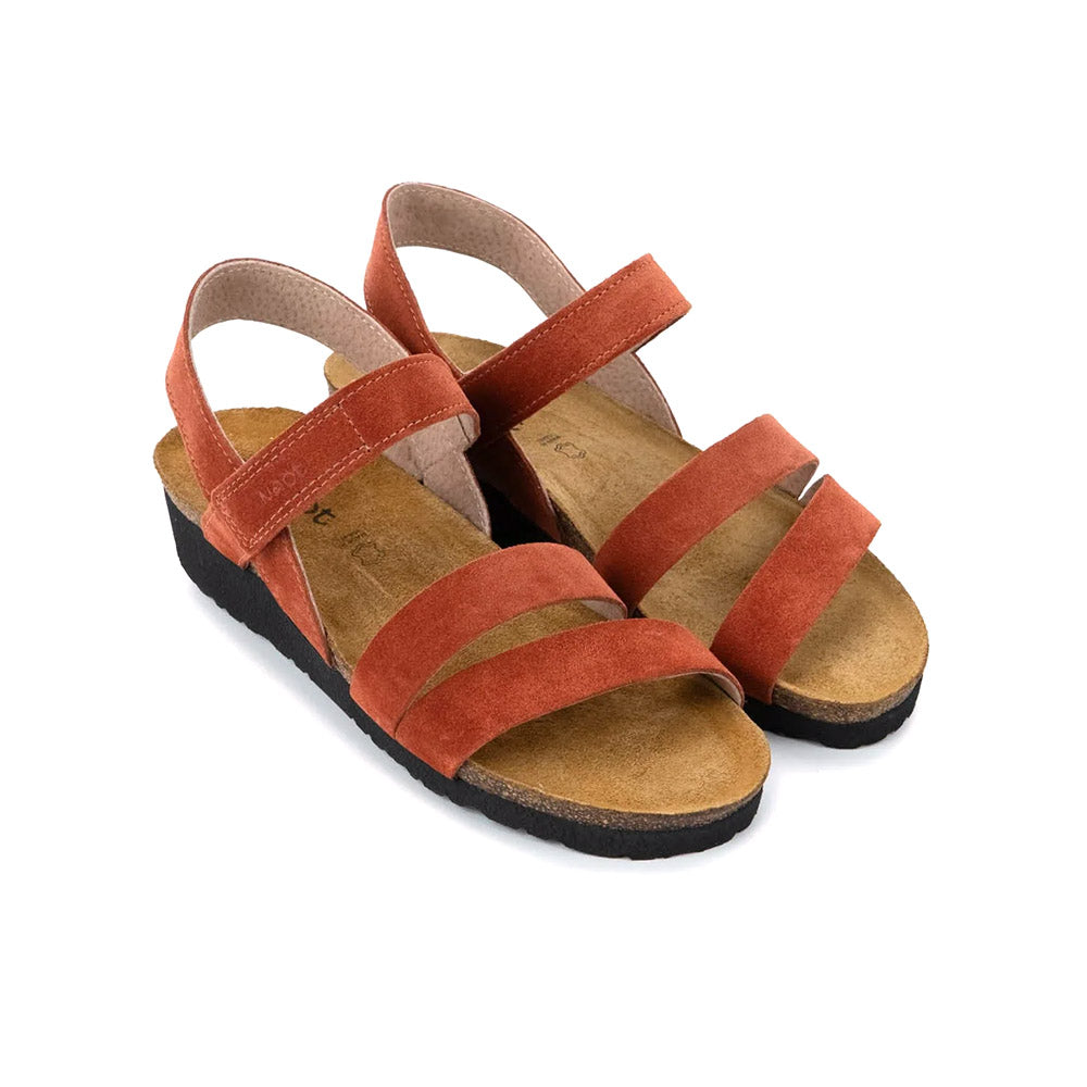 Naot Kayla Spice Suede Sandal (7806-EBF) Womens Shoes