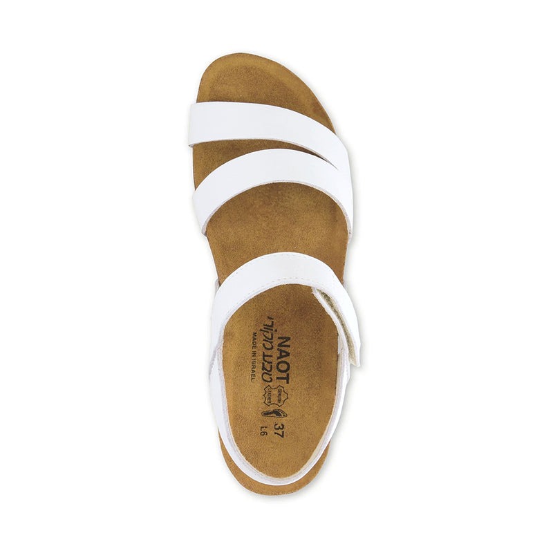 Naot Kayla White Leather (7806-024) Womens Shoes