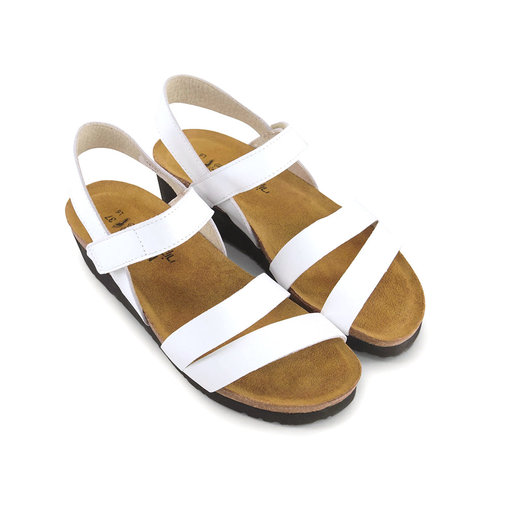 Naot Kayla White Leather (7806-024) Womens Shoes