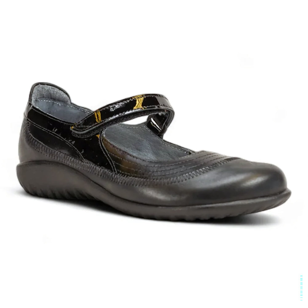 Naot Kirei Suede and Leather Womens Mary Jane, Velcro Mary Jane