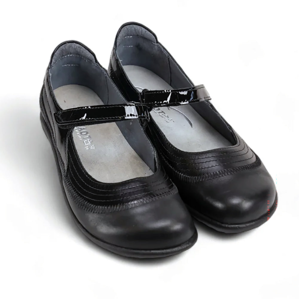 Naot Kirei Suede and Leather Womens Mary Jane, Velcro Mary Jane