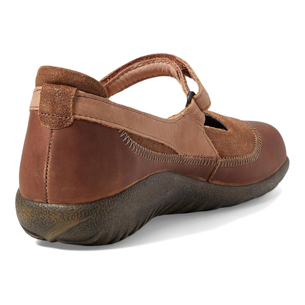Naot Kirei Suede and Leather Womens Mary Jane, Velcro Mary Jane