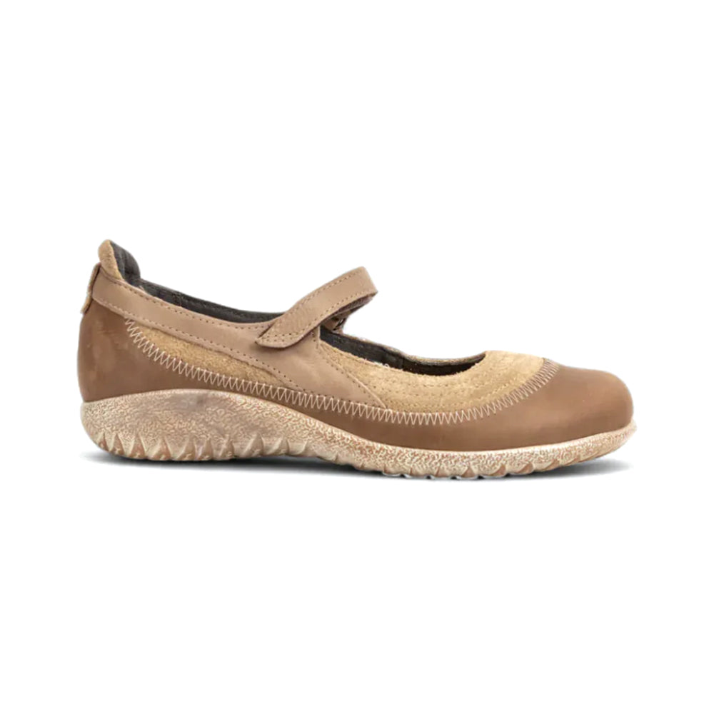 Naot Kirei (11042) - Almond Suede Womens Shoes Almond Suede/Bark