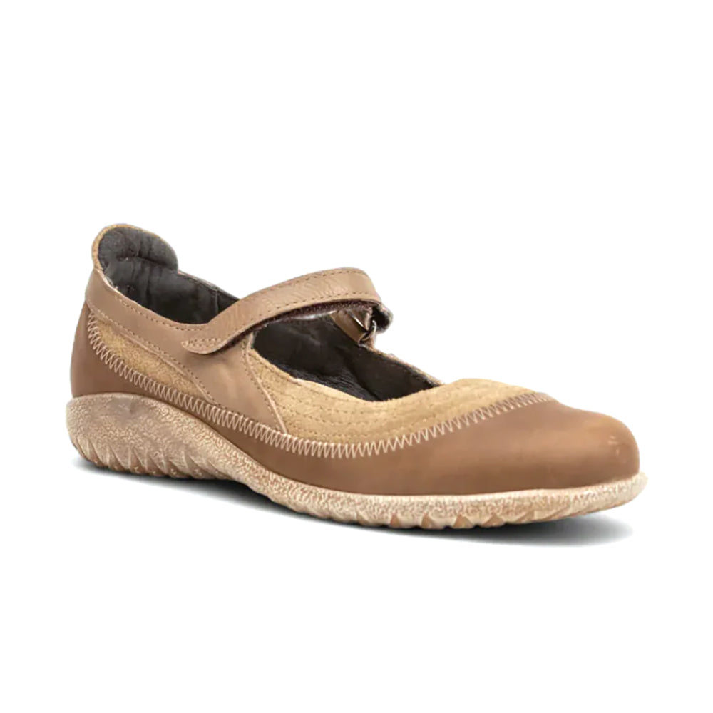 Naot Kirei (11042) - Almond Suede Womens Shoes Almond Suede/Bark