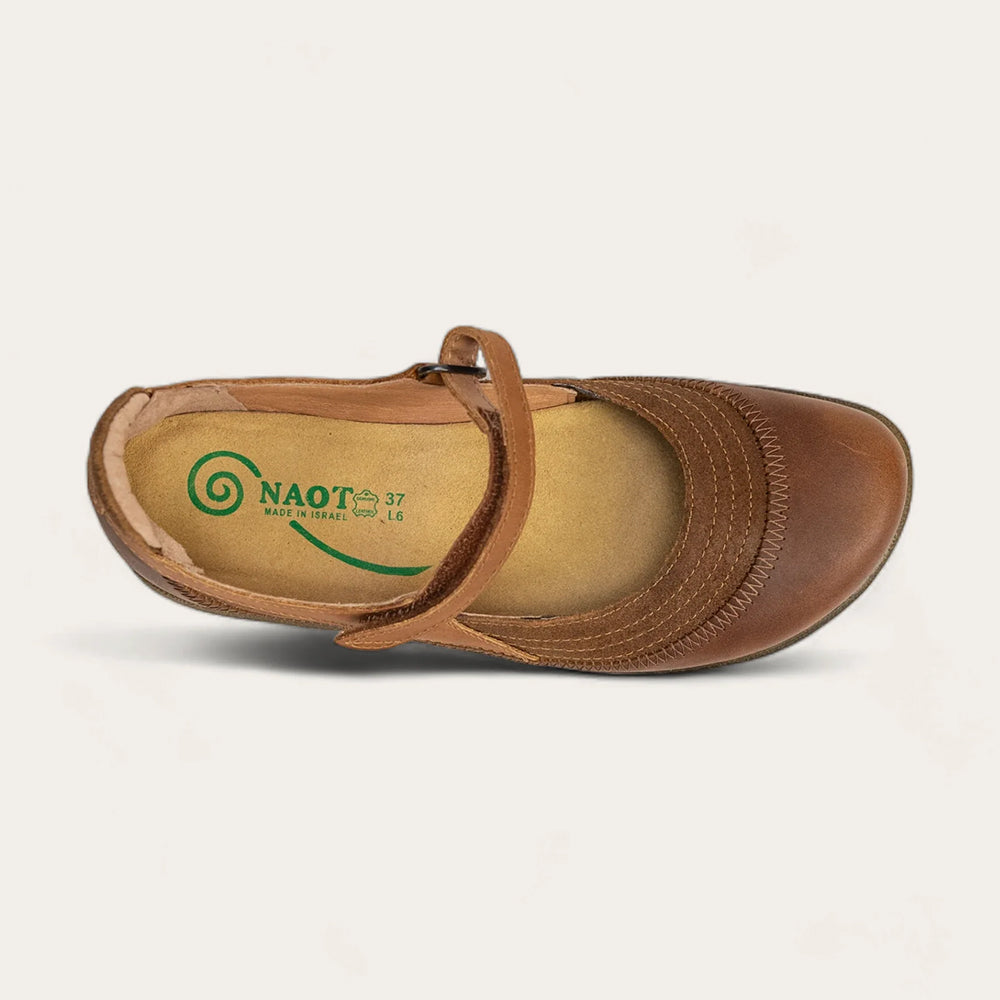 Naot Kirei (11042) - Antique Brown Suede Womens Shoes