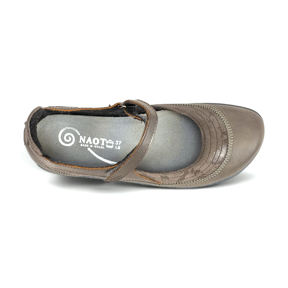 Naot Kirei (11042) - Grey Marble Suede Womens Shoes